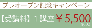プレオープン記念キャンペーン1